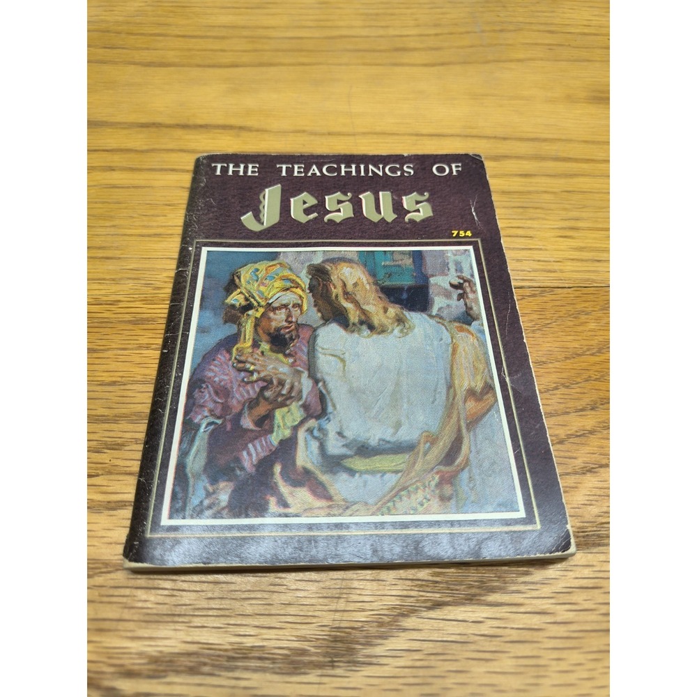 The Miracles Of Jesus Rare 1943 Mini‎ Paper book W/Red Printing 754